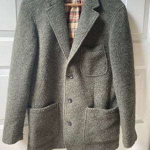 Territory Ahead Green Wool Blazer